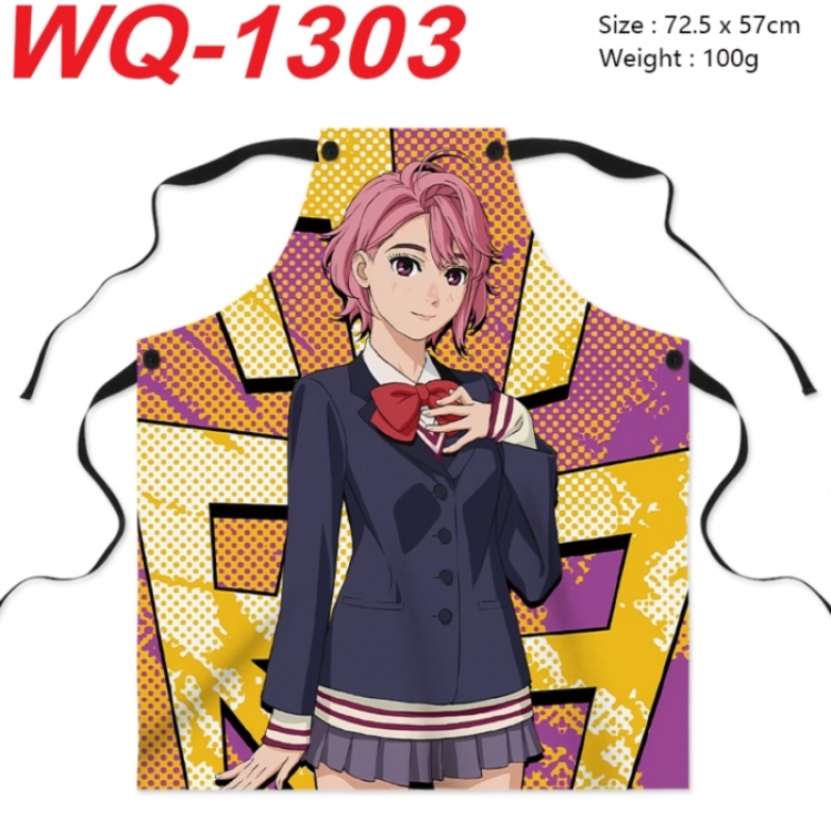 DANDADAN Anime full-color printed apron 72.5x57cm