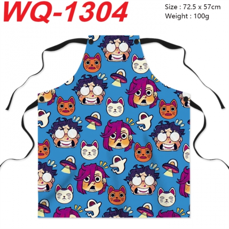 DANDADAN Anime full-color printed apron 72.5x57cm