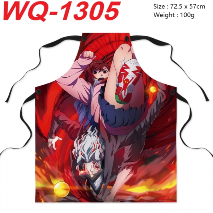 DANDADAN Anime full-color printed apron 72.5x57cm