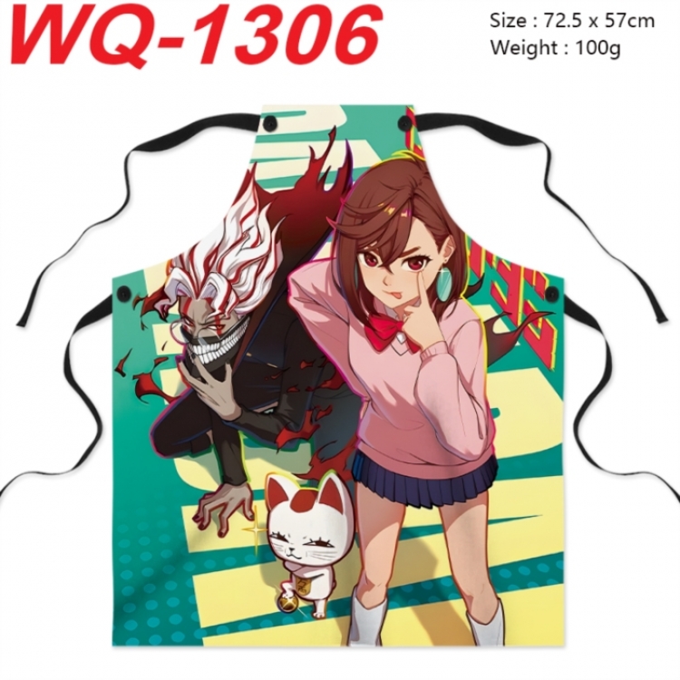 DANDADAN Anime full-color printed apron 72.5x57cm
