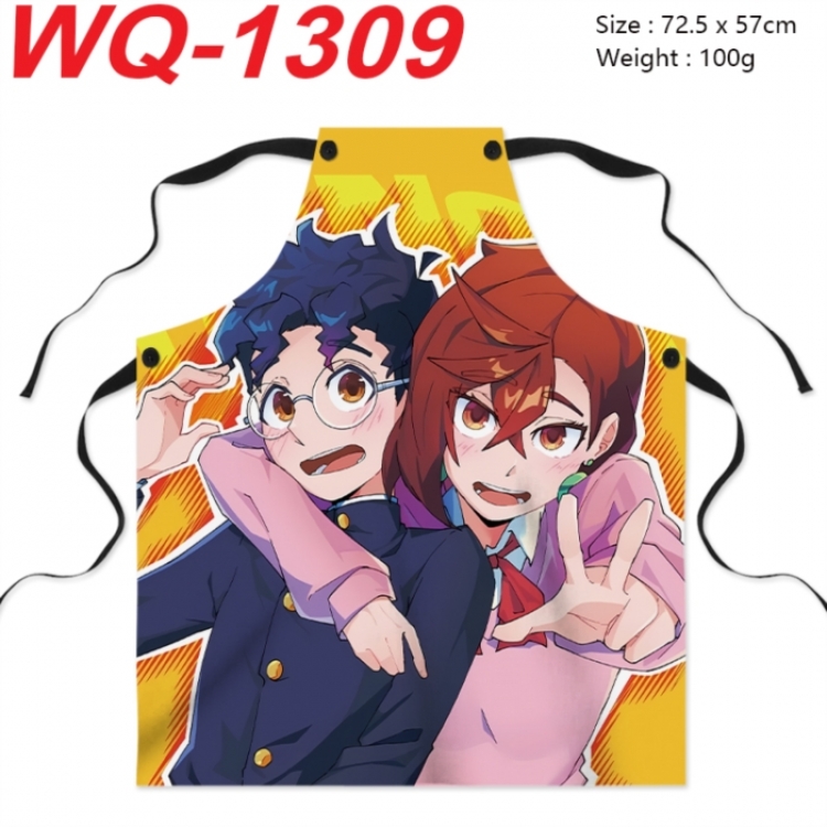 DANDADAN Anime full-color printed apron 72.5x57cm