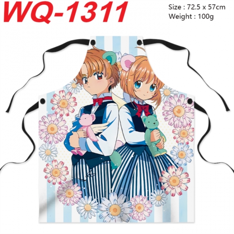 Pokemon Anime full-color printed apron 72.5x57cm