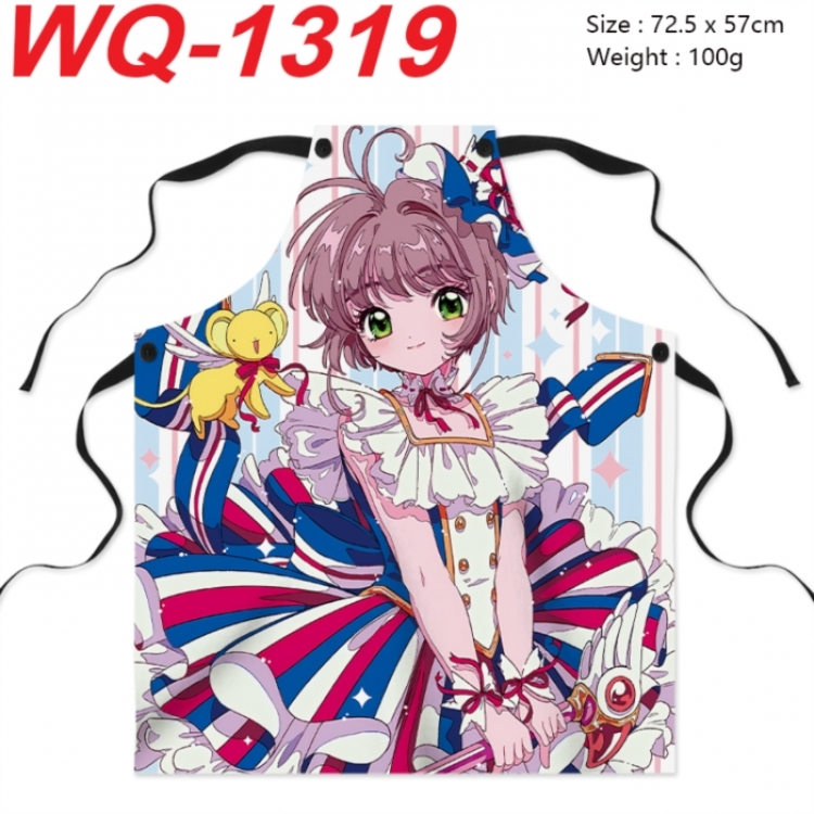 Card Captor Sakura Anime full-color printed apron 72.5x57cm