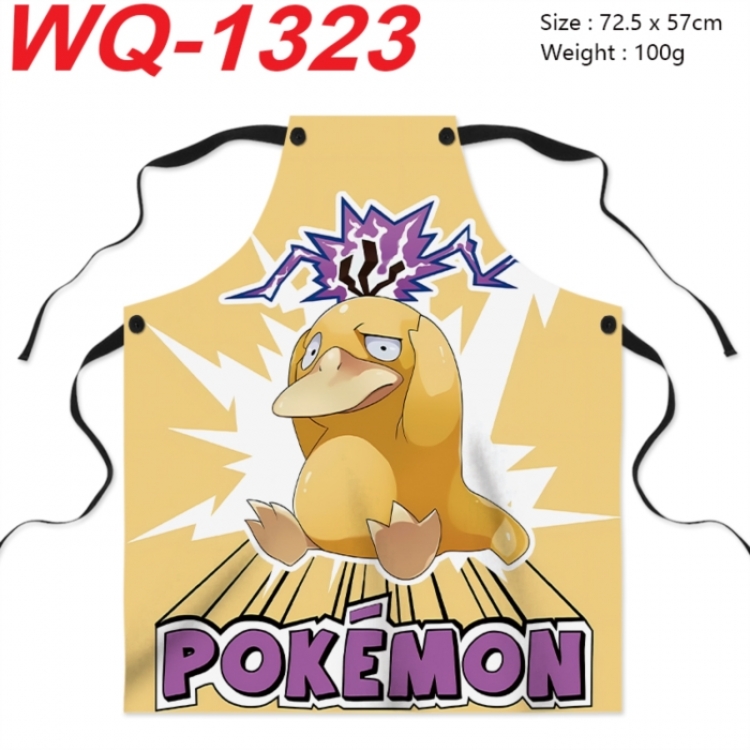 Pokemon Anime full-color printed apron 72.5x57cm