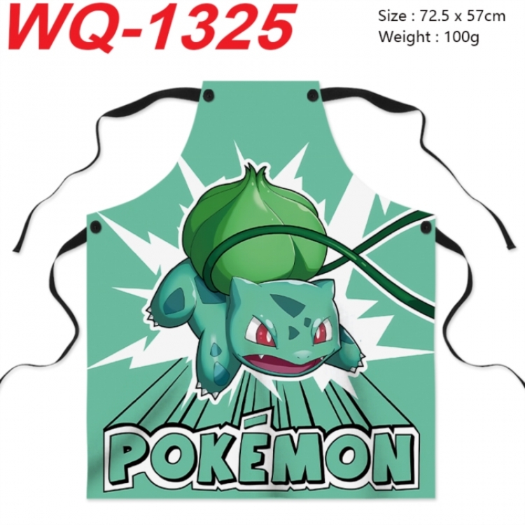 Pokemon Anime full-color printed apron 72.5x57cm