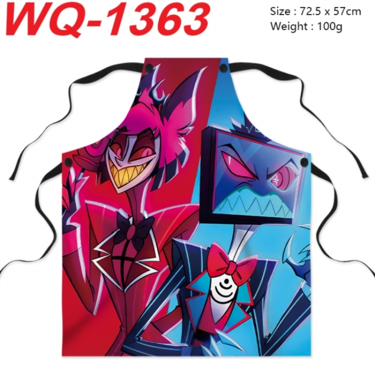 Hazbin Hotel Anime full-color printed apron 72.5x57cm