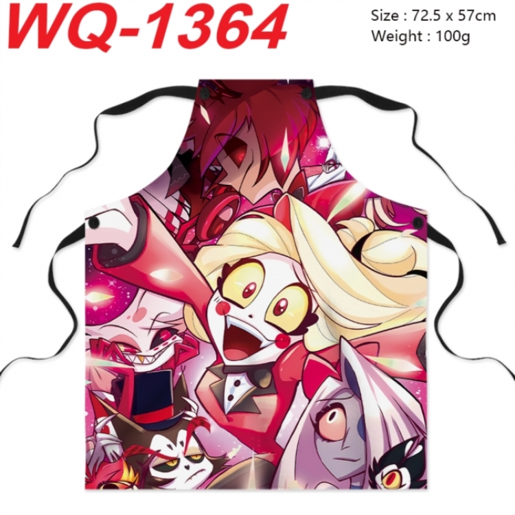 Hazbin Hotel Anime full-color printed apron 72.5x57cm