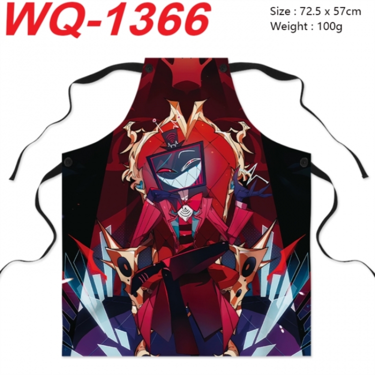 Hazbin Hotel Anime full-color printed apron 72.5x57cm