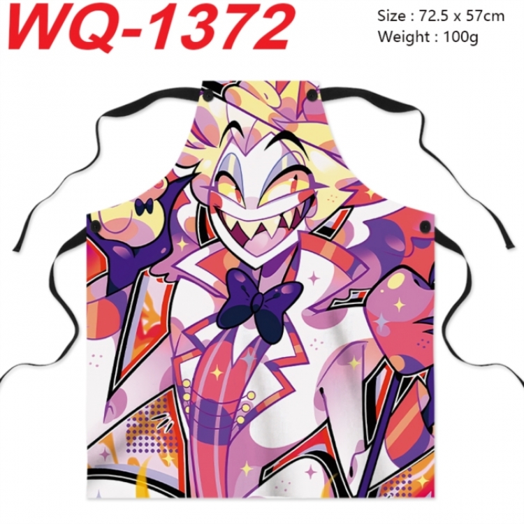 Hazbin Hotel Anime full-color printed apron 72.5x57cm