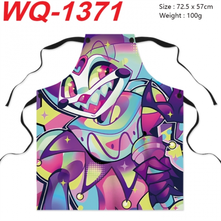 Hazbin Hotel Anime full-color printed apron 72.5x57cm