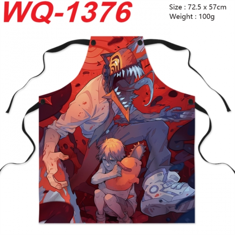 Chainsaw Man Anime full-color printed apron 72.5x57cm