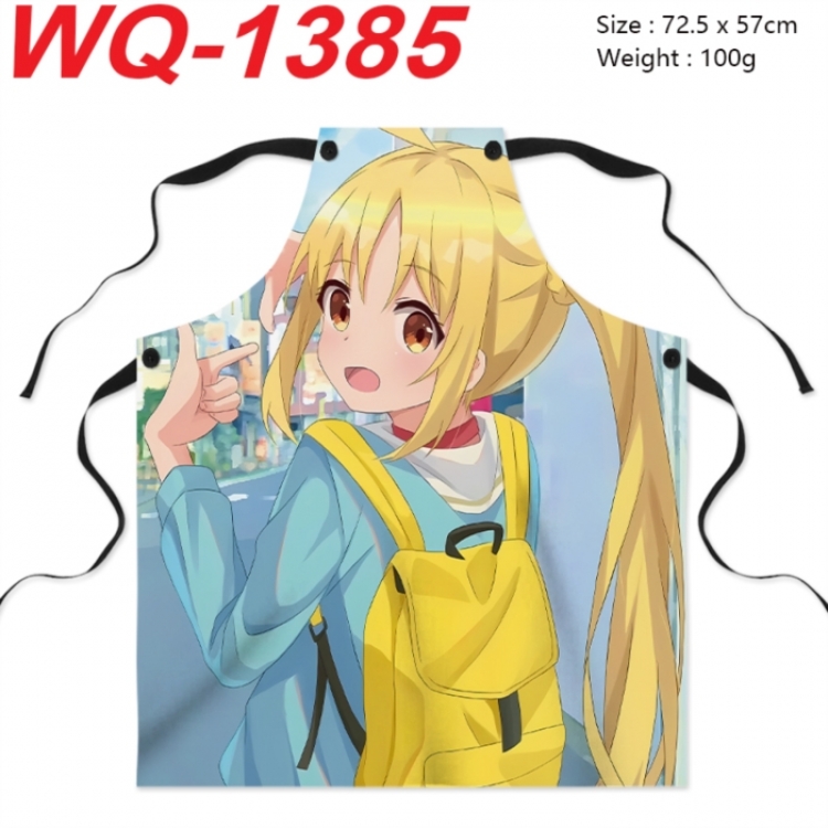 BOCCHI THE ROCK! Anime full-color printed apron 72.5x57cm