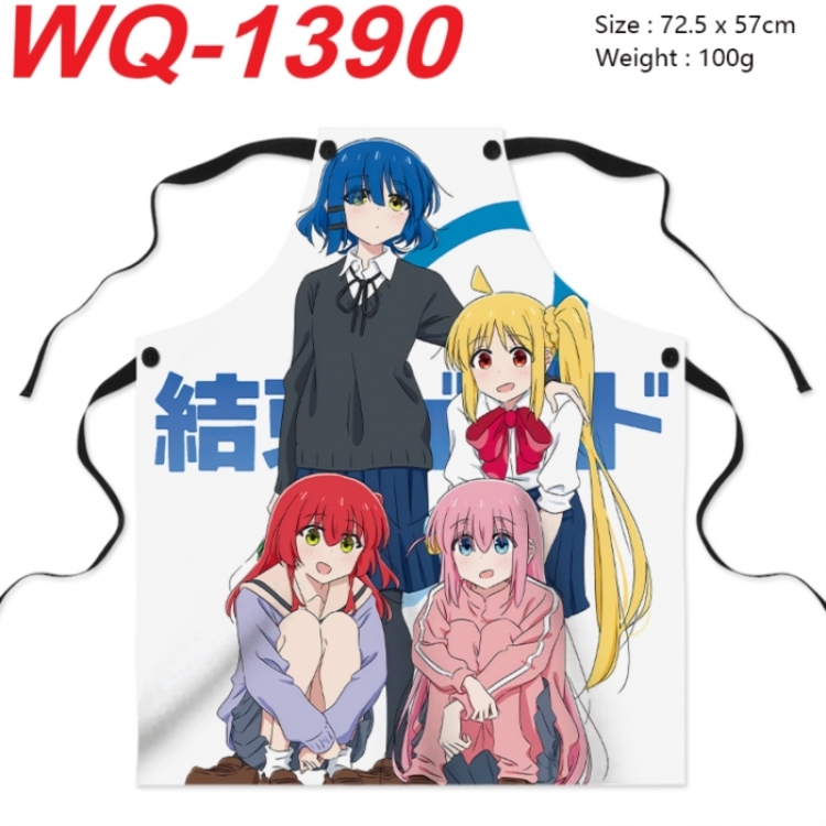 BOCCHI THE ROCK! Anime full-color printed apron 72.5x57cm