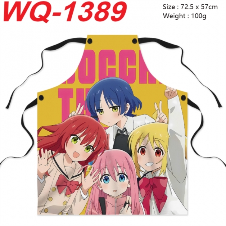BOCCHI THE ROCK! Anime full-color printed apron 72.5x57cm