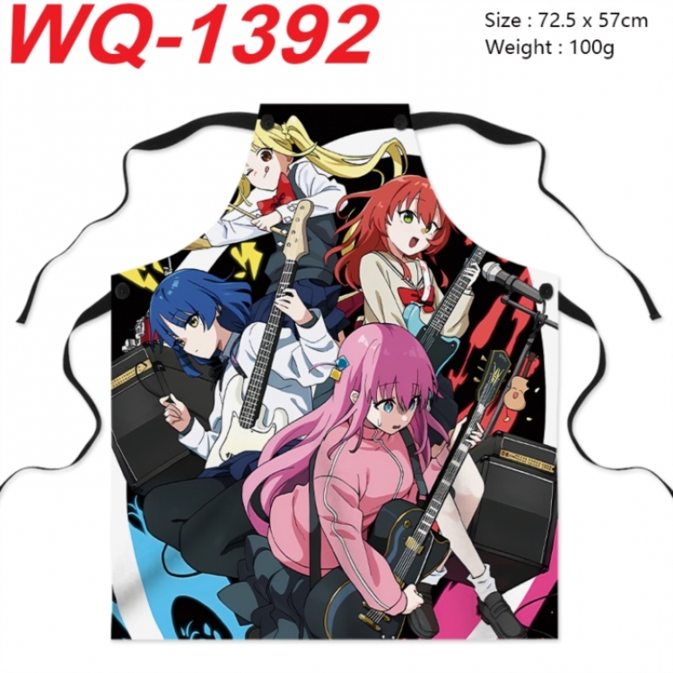 BOCCHI THE ROCK! Anime full-color printed apron 72.5x57cm