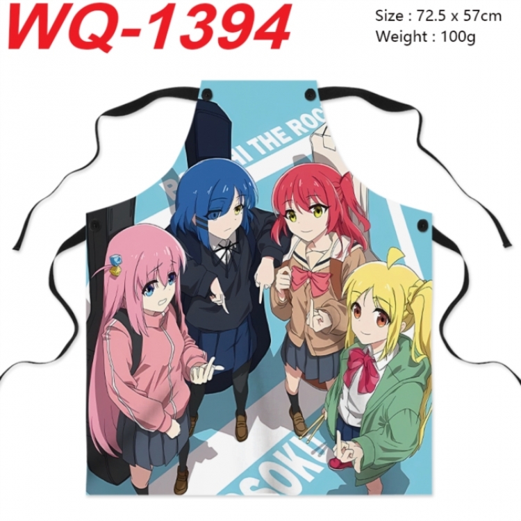 BOCCHI THE ROCK! Anime full-color printed apron 72.5x57cm