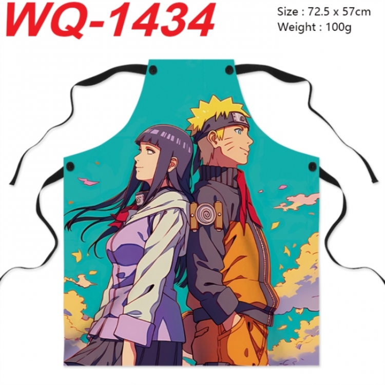 Naruto Anime full-color printed apron 72.5x57cm