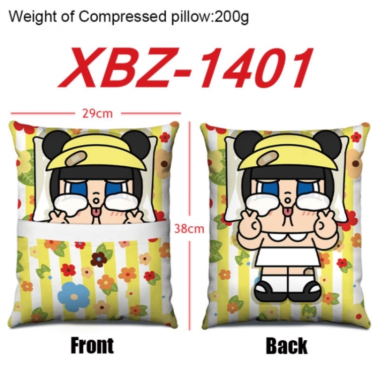CryBaby Anime Square Crystal Velvet Pillow 29X38cm