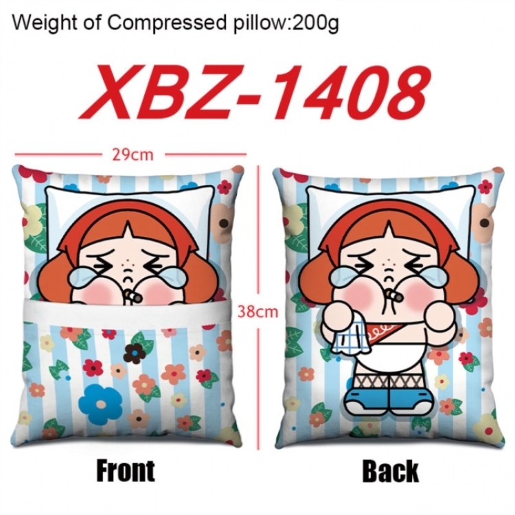 CryBaby Anime Square Crystal Velvet Pillow 29X38cm