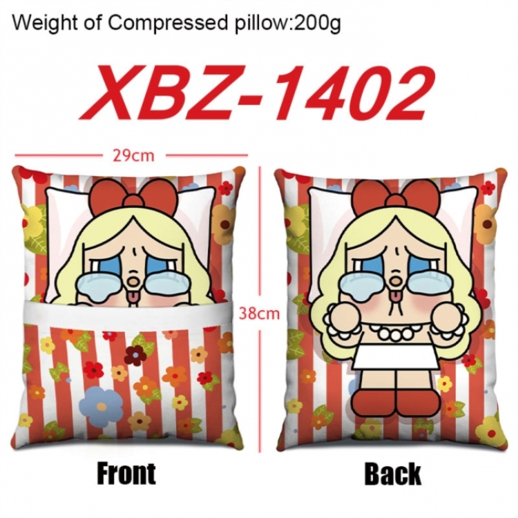 CryBaby Anime Square Crystal Velvet Pillow 29X38cm