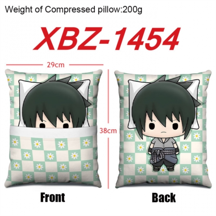 Naruto Anime Square Crystal Velvet Pillow 29X38cm