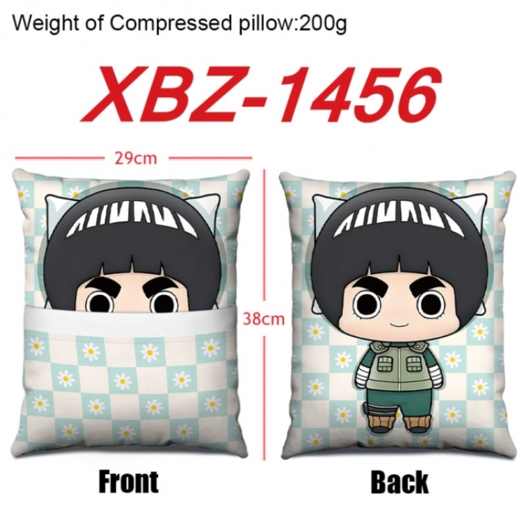 Naruto Anime Square Crystal Velvet Pillow 29X38cm