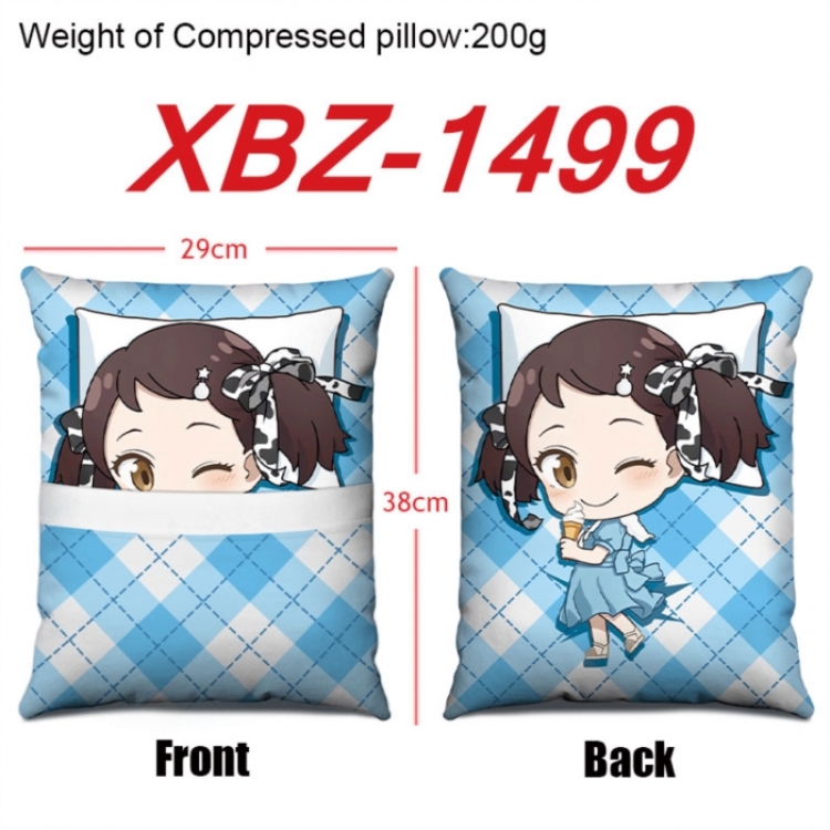 SPY×FAMILY Anime Square Crystal Velvet Pillow 29X38cm