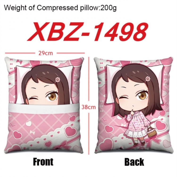 SPY×FAMILY Anime Square Crystal Velvet Pillow 29X38cm