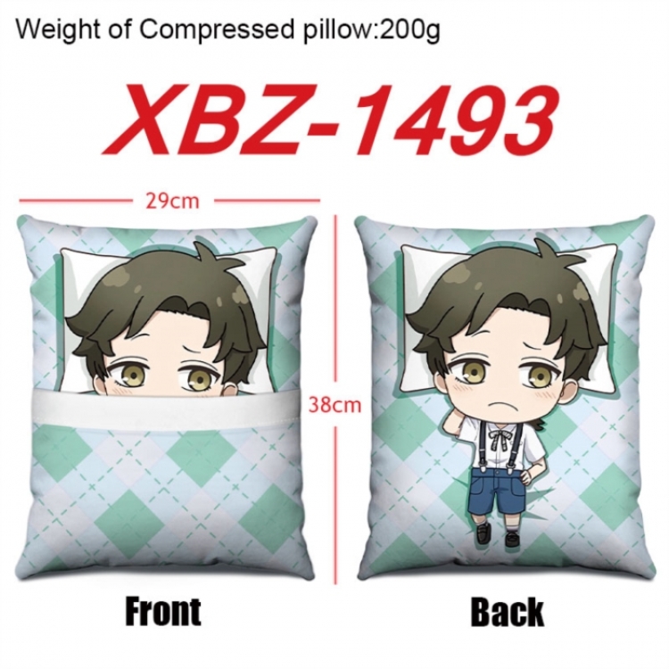 SPY×FAMILY Anime Square Crystal Velvet Pillow 29X38cm