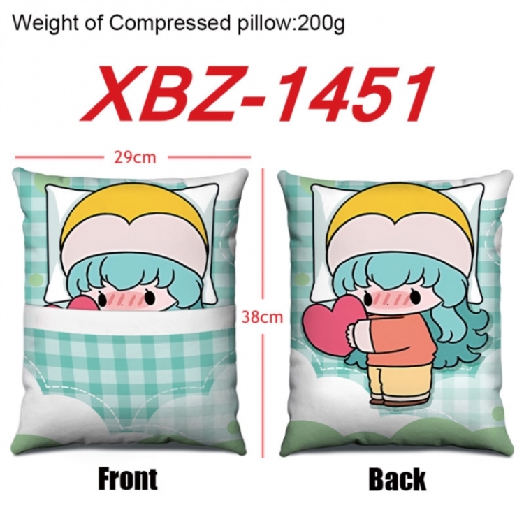 HunterXHunter Anime Square Crystal Velvet Pillow 29X38cm