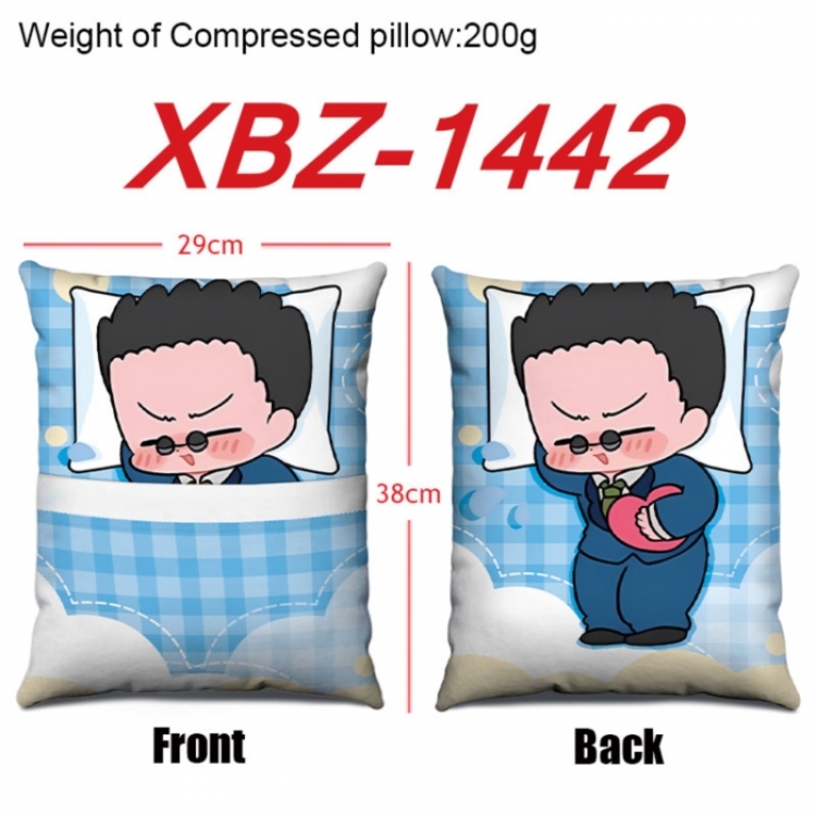 HunterXHunter Anime Square Crystal Velvet Pillow 29X38cm