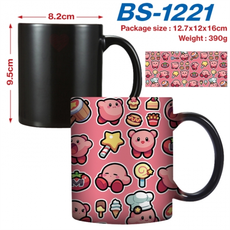 Kirby  Anime high-temperature color-changing printing ceramic mug 400ml