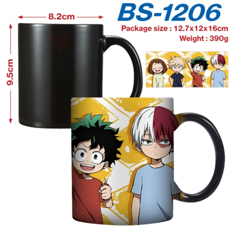 My Hero Academia  Anime high-temperature color-changing printing ceramic mug 400ml