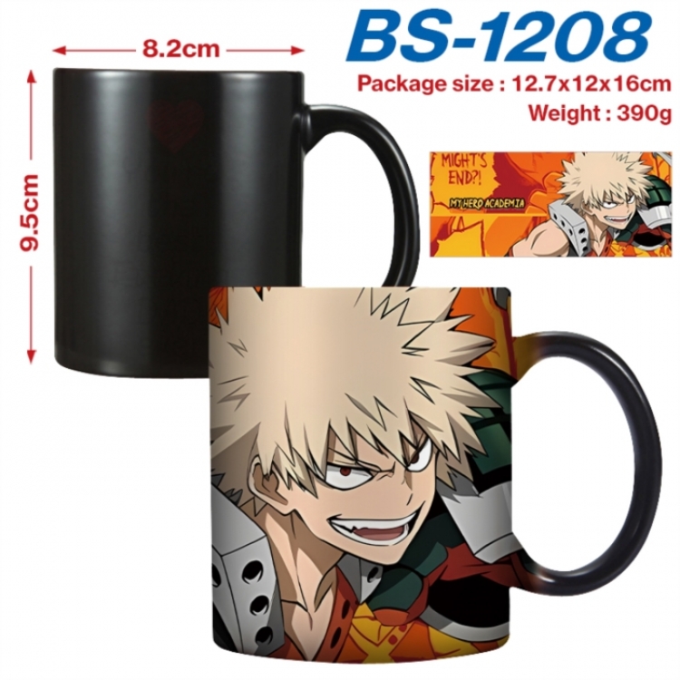 My Hero Academia  Anime high-temperature color-changing printing ceramic mug 400ml