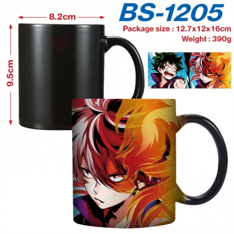 My Hero Academia  Anime high-temperature color-changing printing ceramic mug 400ml