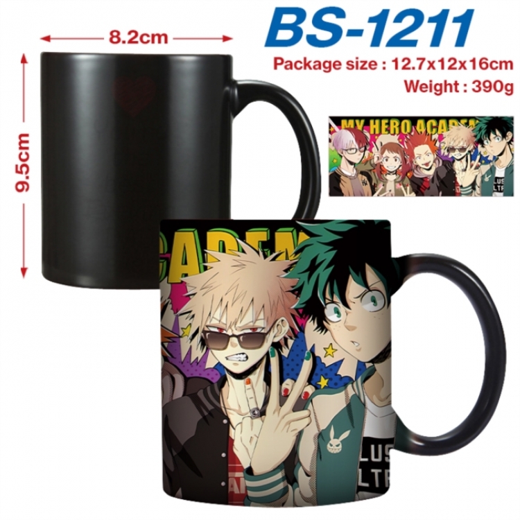My Hero Academia  Anime high-temperature color-changing printing ceramic mug 400ml