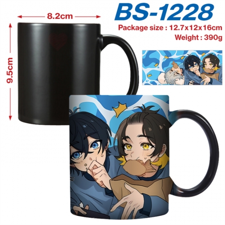 BLUE LOCK  Anime high-temperature color-changing printing ceramic mug 400ml