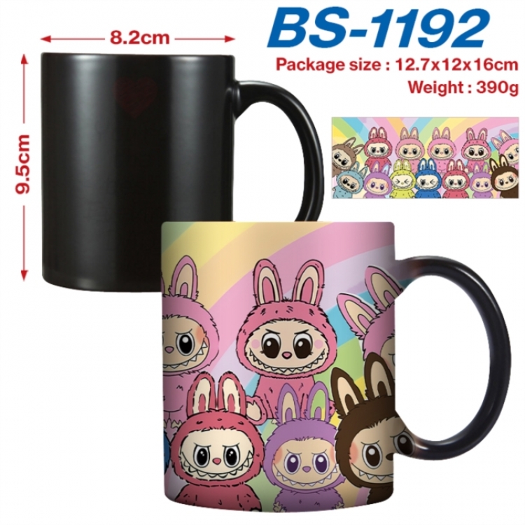 Labubu  Anime high-temperature color-changing printing ceramic mug 400ml