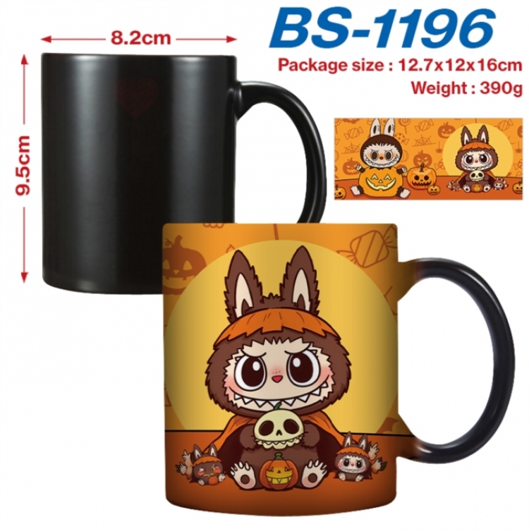 Labubu  Anime high-temperature color-changing printing ceramic mug 400ml
