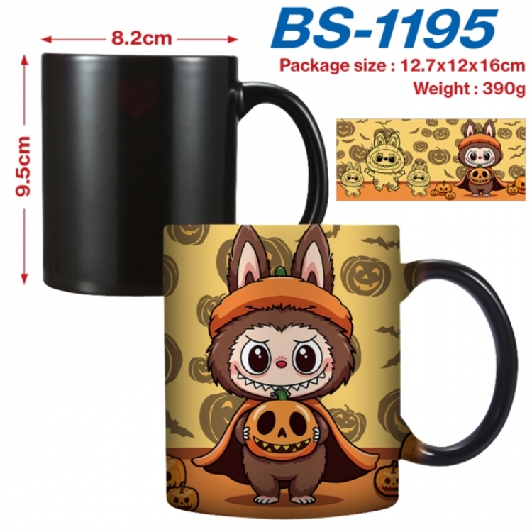 Labubu  Anime high-temperature color-changing printing ceramic mug 400ml