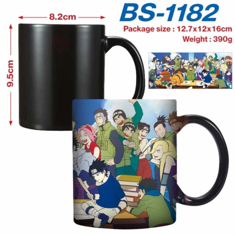 Naruto  Anime high-temperature color-changing printing ceramic mug 400ml