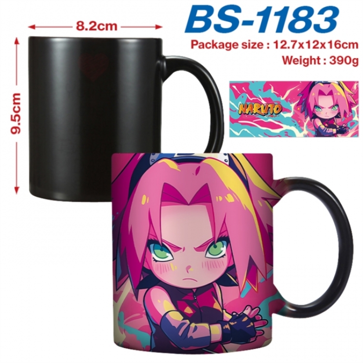 Naruto  Anime high-temperature color-changing printing ceramic mug 400ml