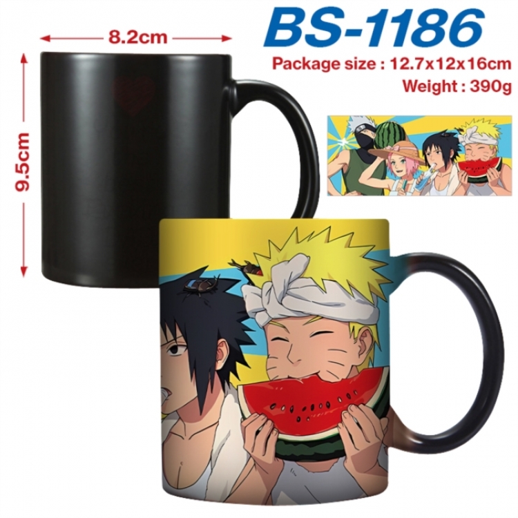 Naruto  Anime high-temperature color-changing printing ceramic mug 400ml