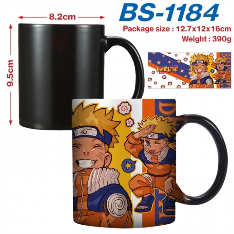 Naruto  Anime high-temperature color-changing printing ceramic mug 400ml