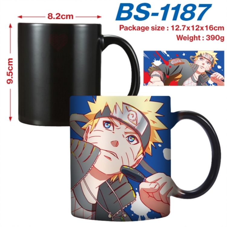 Naruto  Anime high-temperature color-changing printing ceramic mug 400ml