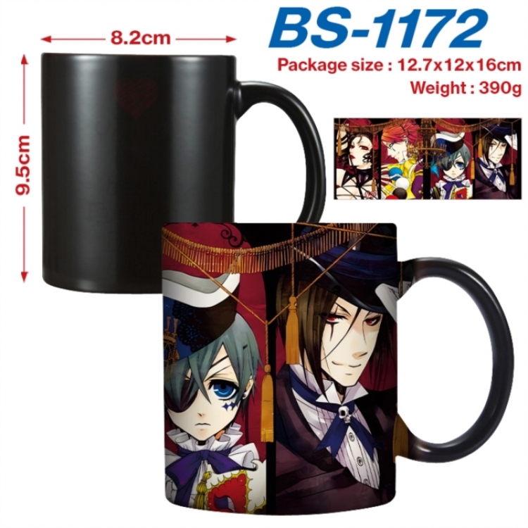 Kuroshitsuji  Anime high-temperature color-changing printing ceramic mug 400ml