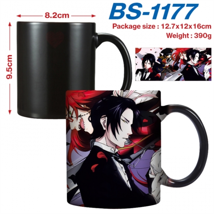 Kuroshitsuji  Anime high-temperature color-changing printing ceramic mug 400ml