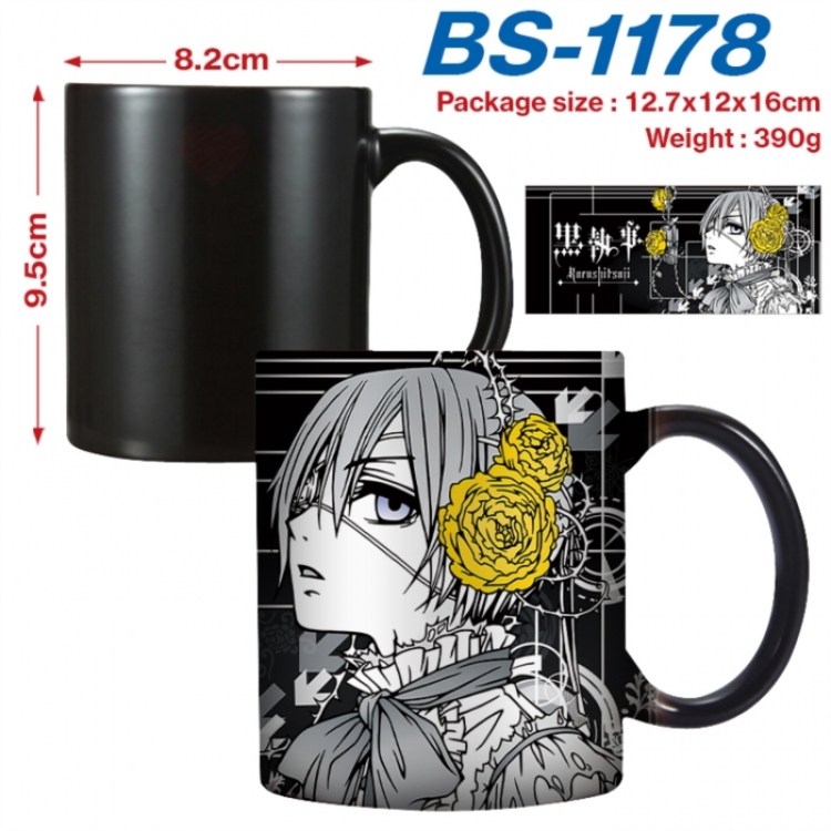 Kuroshitsuji  Anime high-temperature color-changing printing ceramic mug 400ml