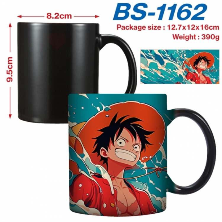 One Piece  Anime high-temperature color-changing printing ceramic mug 400ml