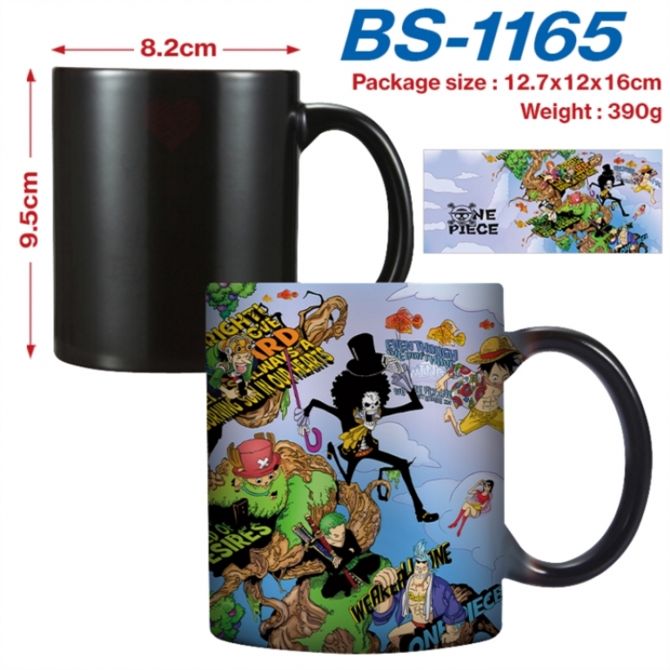 One Piece  Anime high-temperature color-changing printing ceramic mug 400ml